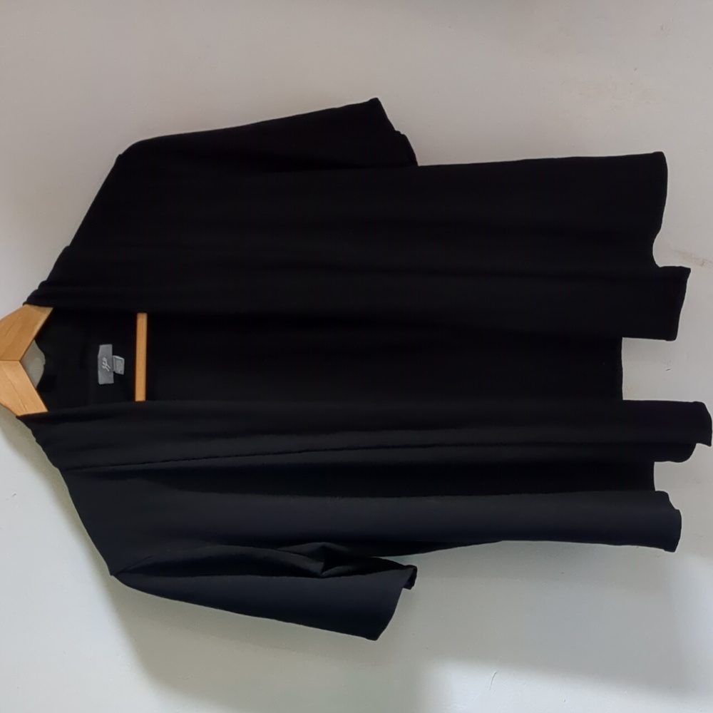 J. Jill Cardigan Black Stretch Top Large